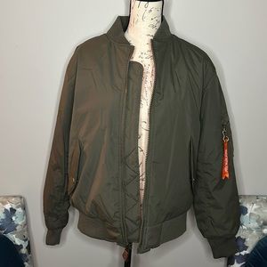 Spire Men’s Aviator Bomber Jacket Small